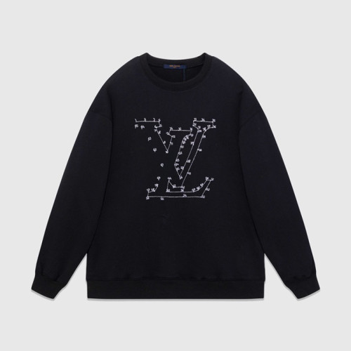 루이비통 남성 모던 블랙 맨투맨 - Louis vuitton Mens Black Tshirts - lv1580x