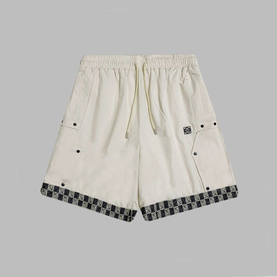 로에베 남성 캐쥬얼 아이보리 반바지 - Loewe Mens Ivory Half-pants - loe768x