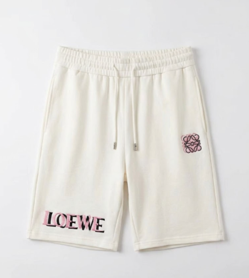 로에베 남성 캐쥬얼 아이보리 반바지 - Loewe Mens Ivory Half-pants - loe769x