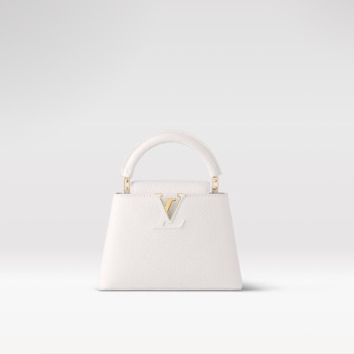 루이비통 여성 화이트 카푸신 - Louis vuitton Womens White Capucines - lv1644x