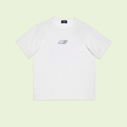 발렌시아가 남성 화이트 크루넥 반팔티 - Balenciaga Mens White Short sleeved Tshirts - ba534x