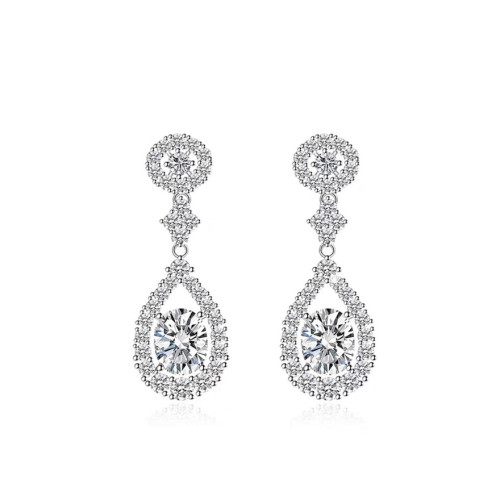 해리윈스턴 여성 화이트 골드 이어링 - Harry Winston Womens White Gold Earring - acc186x