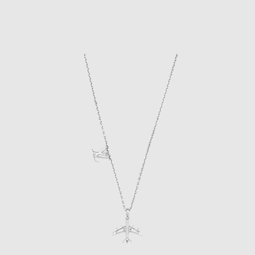 루이비통 남성 플레인 목걸이 - Louis vuitton Mens Plane Necklace - lv1661x