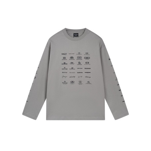 발렌시아가 남/녀 그레이 맨투맨 - Balenciaga Unisex Gray Tshirts - ba548x