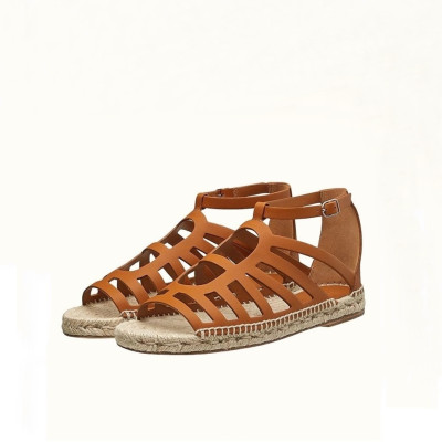 에르메스 여성 카멜 샌들 - Hermes Womens Camel Sandals - he251x