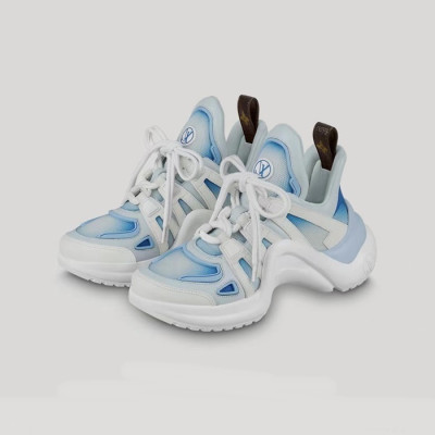 루이비통 여성 블루 스니커즈 - Louis vuitton Womens Blue Sneakers - lv1684x