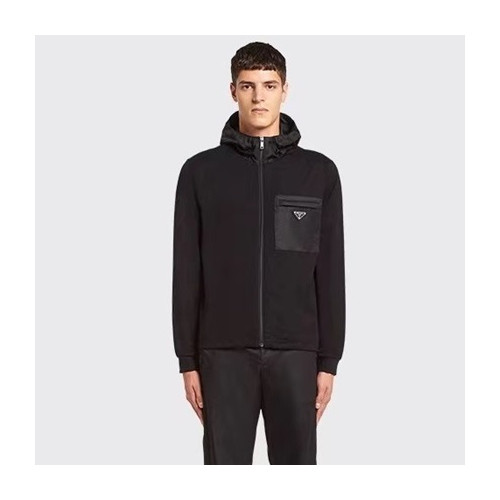 프라다 남성 모던 블랙 자켓 - Prada Mens Black Jackets - pr665x