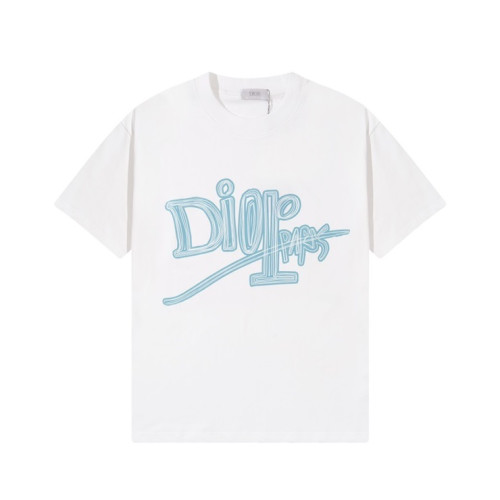 디올 남성 화이트 크루넥 반팔티 - Dior Mens White Short sleeved Tshirts - di600x