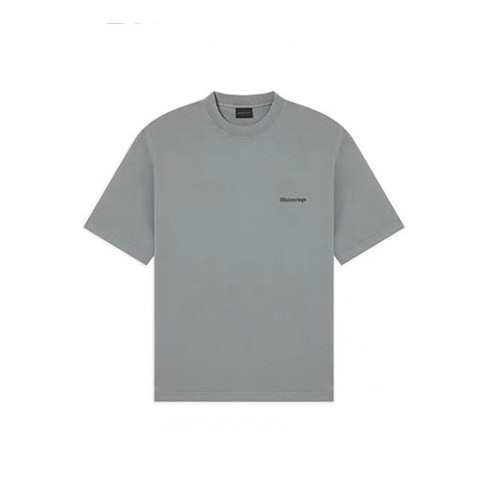 발렌시아가 남성 그레이 크루넥 반팔티 - Balenciaga Mens Gray Short sleeved Tshirts - ba561x