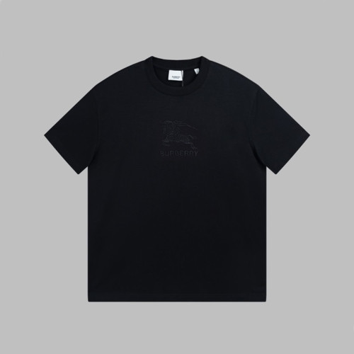 버버리 남성 블랙 크루넥 반팔티 - Burberry Mens Black Short Sleeved Tshirts - bu248x