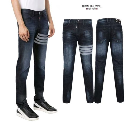 톰브라운 남성 그레이 청바지 - Thom Browne Mens Gray Jeans - th88x