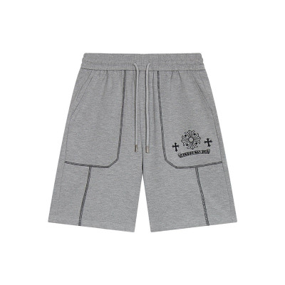 크롬하츠 남성 캐쥬얼 그레이 반바지 - Chrom Hearts Mens Gray Half-pants - ch190x