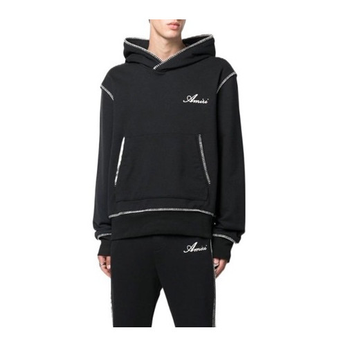 아미리 남성 블랙 후드티 - Amiri Mens Black Hoodie - amr129x