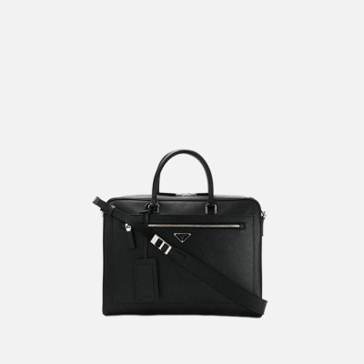 프라다 남성 사피아노 브리프케이스 【매장-270만원대】 - Prada Mens Black Tote Bag - pr696x