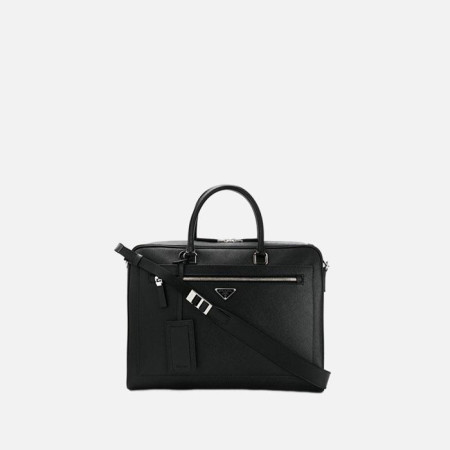 프라다 남성 사피아노 브리프케이스 【매장-270만원대】 - Prada Mens Black Tote Bag - pr696x