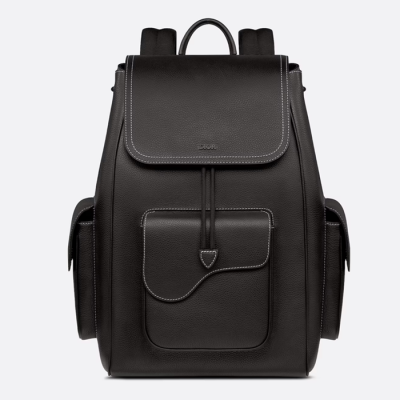 디올 남성 새들 백팩 【매장-440만원대】 - Dior Mens Black Back Pack - di644x