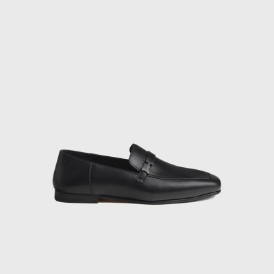 에르메스 남/녀 지오바니 레더 블랙 로퍼 【매장-150만원대】 - Hermes Unisex Black Loafer - he267x