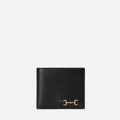 구찌 남성 홀스빗 반지갑 【매장-110만원대】 - Gucci Mens Black Wallets - gu959x