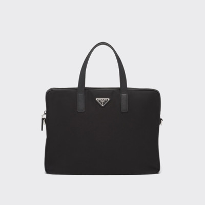 프라다 남성 리나일론 및 사피아노 브리프케이스 【매장-330만원대】 - Prada Mens Black Tote Bag - pr702x