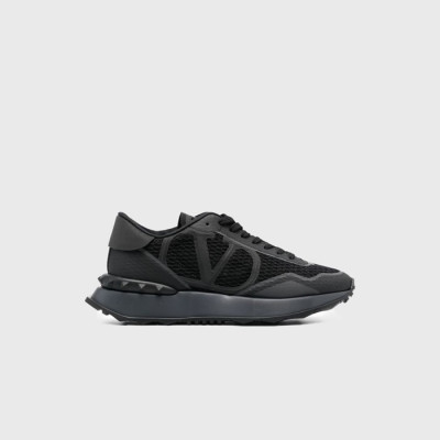 발렌티노 남성 네트 러너 블랙 스니커즈 【매장-140만원대】 - Valentino Mens Black Sneakers - va320x