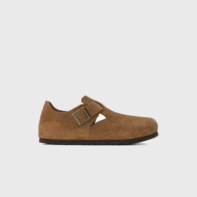 버켄스탁 남/녀 런던 스웨이드 가죽 밍크 샌들 【매장-45만원대】 - Birkenstock Unisex Camel Sandals - bi02x