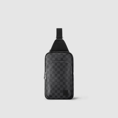 루이비통 남성 에비뉴 슬링 백 N45302 - Louis vuitton Mens Black Cross Bag - lv1839x