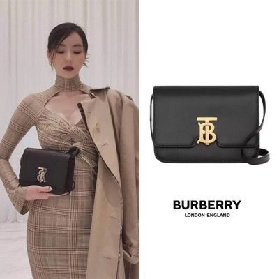 버버리 여성 스몰 레더 TB 백 이다희 가방 80345511 - Burberry Womens Black Cross Bag - bu288x