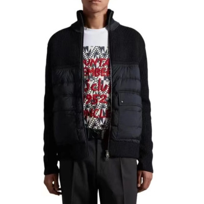 몽클레어 남성 블랙 다운 자켓 - Moncler Mens Black Down Jackets - mo163x