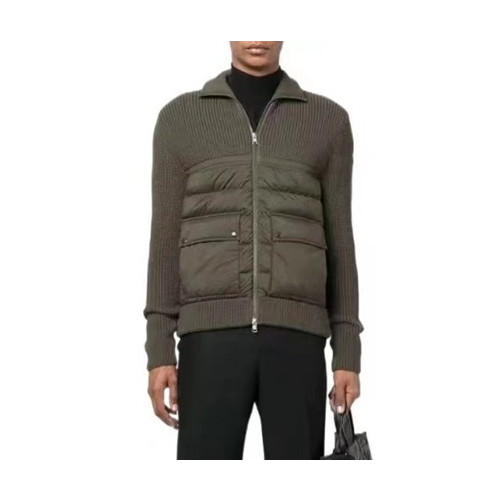몽클레어 남성 카키 다운 자켓 - Moncler Mens Khaki Down Jackets - mo164x