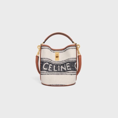 셀린느 여성 화이트 버킷백 - Celine Womens White Bucket Bag - ce211x