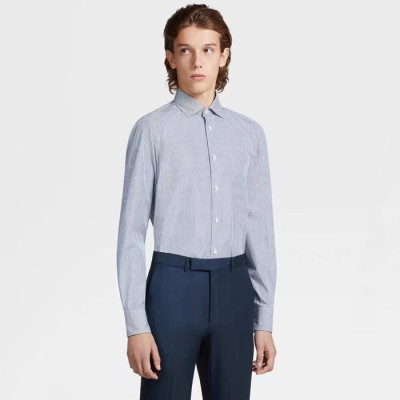 에르메네질도 제냐 남성 블루 셔츠 - Ermenegildo Zegna Mens Blue Shirts - zeg109x