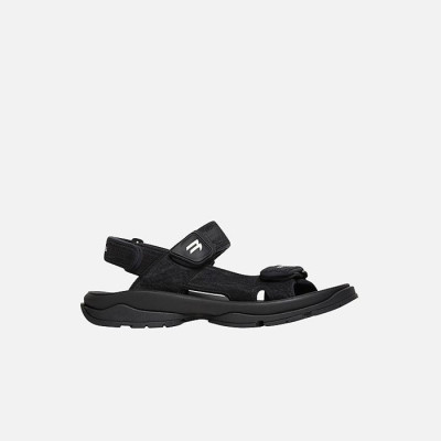 발렌시아가 남/녀 TOURIST 블랙 샌들 【매장-110만원대】 - Balenciaga Unisex Black Sandals - ba600x