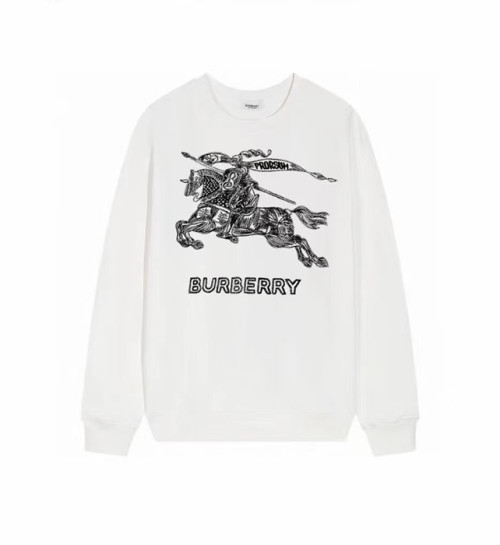버버리 남성 크루넥 화이트 맨투맨 - Burberry Mens White Tshirts - bu297x