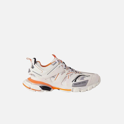 발렌시아가 남/녀 트랙 화이트/오렌지 스니커즈 【매장-160만원대】 - Balenciaga Unisex Orange Sneakers - ba646x