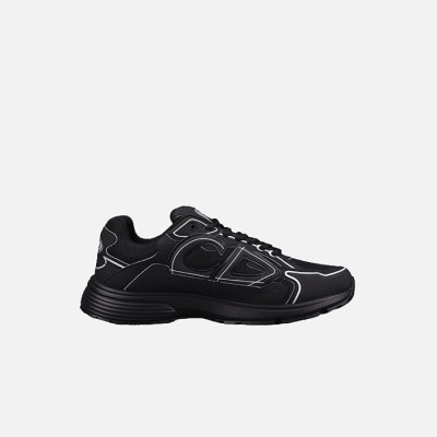 디올 남성 B30 올 블랙 로우 스니커즈 【매장-160만원대】 - Dior Mens Black Sneakers - di703x