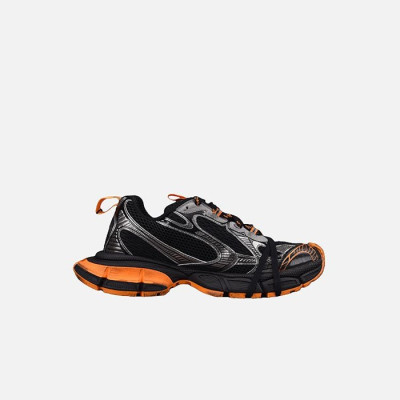 발렌시아가 남/녀 3XL 블랙/오렌지 스니커즈 【매장-150만원대】 - Balenciaga Unisex Black Sneakers - ba652x