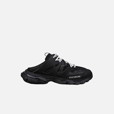 발렌시아가 남/녀 트랙 블랙 뮬 스니커즈 【매장-140만원대】 - Balenciaga Unisex Black Sneakers - ba678x