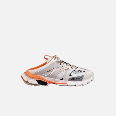 발렌시아가 남/녀 트랙 그레이 오렌지 뮬 스니커즈 【매장-140만원대】 - Balenciaga Unisex Orange Sneakers - ba680x