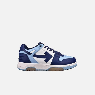 오프화이트 남/녀 아웃 오브 오피스 블루/네이비 로우 스니커즈 【매장-80만원대】 - Off White Unisex Navy Sneakers - of71x