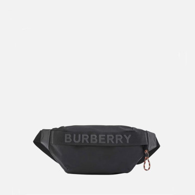 버버리 소니 로고 벨트백 【매장-140만원대】 - Burberry Mens Black Hip-sack - bu310x