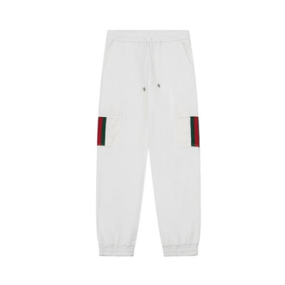 구찌 남성 캐쥬얼 화이트 팬츠 - Gucci Mens White Pants - gu1010x