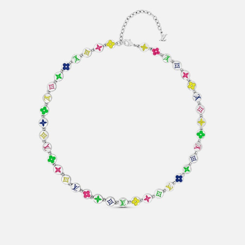 루이비통 남성 모노그램 컬러스 목걸이 M01266 【매장-200만원대】- Louis vuitton Mens White Gold Necklace - acc236x