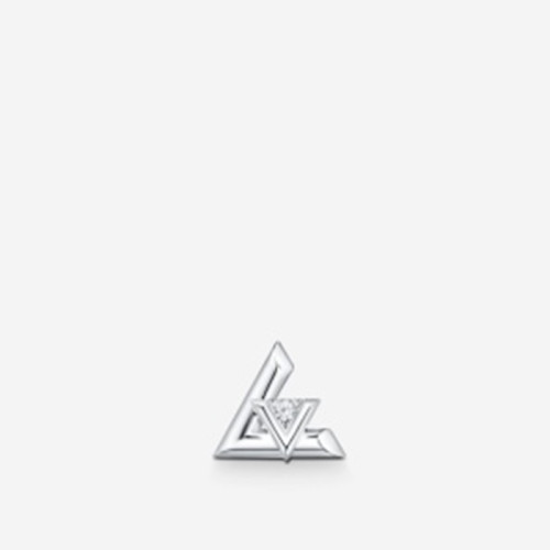루이비통 LV 여성 볼트 스터드 귀걸이 Q96970 【매장-270만원대】 - Louis vuitton Womens White Gold Earing - acc281x