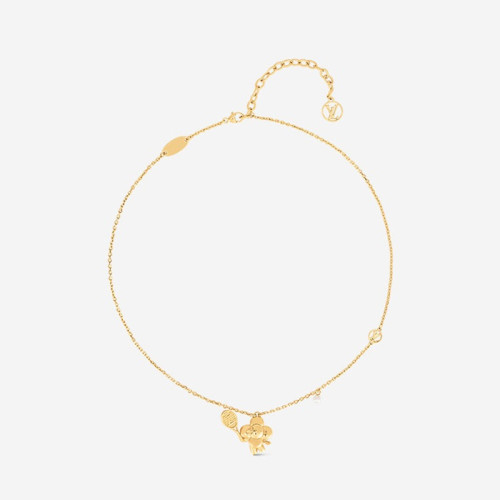 루이비통 여성 비비엔 온 더 코트 목걸이 M00755 【매장-100만원대】 - Louis vuitton Yellow Gold Necklace - acc292x