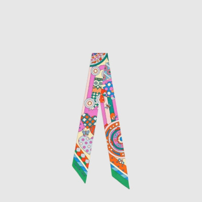 에르메스 여성 레 무뮈르 드 라 포레 트윌리 【매장-50만원대】 - Hermes Womens Pink Scarf - acc335x