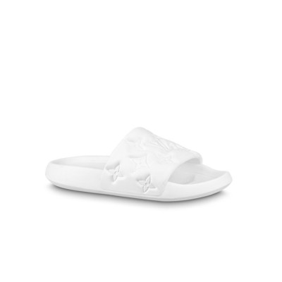 루이비통 남/녀 워터프런트 화이트 뮬 슬리퍼 【매장-100만원대】 - Louis vuitton Unisex White Slippers - lv1908x