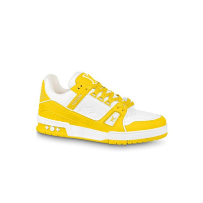 루이비통 LV 남성 트레이너 옐로우 스니커즈 【매장-190만원대】 - Louis vuitton Mens Yellow Sneakers - lv1935x