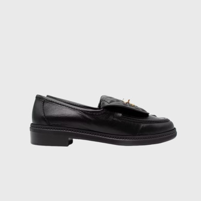 샤넬 여성 퀄팅 탭 로퍼 블랙 【매장-350만원대】 - Chanel Womens Black Loafer - ch539x