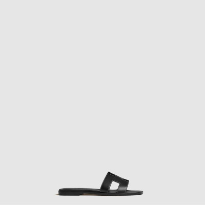 에르메스 여성 오란 샌들 【매장-150만원대】 - Hermes Womens Black Slippers - he374x
