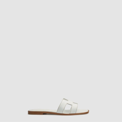 에르메스 여성 오란 샌들 【매장-150만원대】 - Hermes Womens White Slippers - he375x